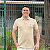 Polo Tommy Hilfiger Bege Regular Fit Logo Clássico - Imagem 1