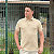 Polo Tommy Hilfiger Bege Regular Fit Logo Clássico - Imagem 3