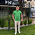 Polo Tommy Hilfiger Verde Bandeira Regular Fit Logo Clássico - Imagem 5