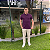 Polo Tommy Hilfiger Vinho Regular Fit Logo Clássico - Imagem 5
