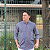 Camisa Social Txc Xadrez Manga Longa Azul Listras Preto 29139L Com Bolso - Imagem 4
