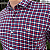 Camisa Social Txc Xadrez Manga Curta Tricoline Vermelho 29252C Com Bolso - Imagem 2