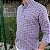 Camisa Social Txc Xadrez Manga Longa Verde Listras Marinho 29236L Com Bolso - Imagem 5