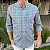 Camisa Social Txc Xadrez Manga Longa Multicolor Bordada 29147L Com Bolso - Imagem 3