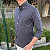 Camisa Social Txc Xadrez Manga Longa Tricoline Bordada 29239L Com Bolso - Imagem 5