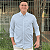 Camisa Social Txc Xadrez Manga Longa Tricoline Bordada 29235L Com Bolso - Imagem 1