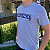 Camiseta Nautica Cinza Mescla Logo Estampado Silk - Imagem 3
