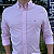Camisa Tommy Hilfiger Manga Longa Xadrez Rosa Claro Regular Fit - Imagem 2