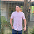 Camisa Tommy Hilfiger Manga Curta Bolso Xadrez Rosa Claro - Imagem 4