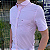 Camisa Tommy Hilfiger Manga Curta Bolso Xadrez Rosa Claro - Imagem 3
