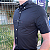 Camisa Tommy Hilfiger Manga Curta Preto Bolso Regular Fit - Imagem 3