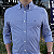 Camisa Tommy Hilfiger Manga Longa Xadrez Azul Royal Regular Fit - Imagem 2