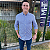 Camisa Tommy Hilfiger Manga Longa Xadrez Azul Royal Regular Fit - Imagem 5