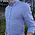 Camisa Tommy Hilfiger Manga Longa Xadrez Azul Royal Regular Fit - Imagem 3