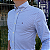 Camisa Tommy Hilfiger Manga Longa Listrado Azul Claro Regular Fit - Imagem 3