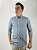 Camisa Ralph Lauren Multicolor Manga Longa Listra Marinho Logo Clássico Laranja - Imagem 1
