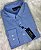 Camisa Ralph Lauren Xadrez Manga Longa Azul Claro Logo Clássico Laranja - Imagem 4