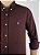 Camisa Ralph Lauren Xadrez Manga Longa Bordo Listra Preto Logo Clássico Celeste - Imagem 2