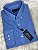 Camisa Ralph Lauren Quadriculada Manga Longa Azul Claro Logo Clássico Rosa - Imagem 4
