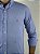 Camisa Ralph Lauren Quadriculada Manga Longa Azul Claro Logo Clássico Rosa - Imagem 2