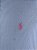 Camisa Ralph Lauren Quadriculada Manga Longa Azul Claro Logo Clássico Rosa - Imagem 3