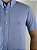 Camisa Ralph Lauren Quadriculada Manga Curta Azul Claro Logo Clássico Rosa - Imagem 2