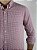 Camisa Ralph Lauren Xadrez Manga Longa Bordo Logo Clássico Celeste - Imagem 2