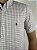 Camisa Ralph Lauren Xadrez Manga Curta Lilás Logo Clássico Marinho - Imagem 2