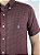 Camisa Ralph Lauren Xadrez Manga Curta Bordo Listra Preto Logo Clássico Celeste - Imagem 2