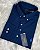 Camisa Ralph Lauren Quadriculada Manga Longa Azul Petróleo Logo Clássico Celeste - Imagem 4