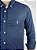 Camisa Ralph Lauren Quadriculada Manga Longa Azul Petróleo Logo Clássico Celeste - Imagem 2