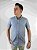 Camisa Ralph Lauren Multicolor Manga Curta Listra Marinho Logo Clássico Laranja - Imagem 1