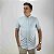 Camisa Tommy Hilfiger MC Com Bolso Azul Claro Xadrez Regular Fit - Imagem 1