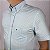Camisa Tommy Hilfiger MC Com Bolso Azul Claro Xadrez Regular Fit - Imagem 3
