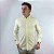 Camisa Tommy Hilfiger Manga Longa Oxford Amarelo Claro Solid Heritage Regular Fit - Imagem 1