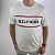 Camiseta Tommy Hilfiger Bege Bordado Americana ColourBlock Tee - Imagem 4