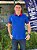 Polo Ralph Lauren Azul Royal Gola Vermelho Listra Marinho Logo Clássico Vermelho - Imagem 1