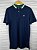 Polo Ralph Lauren Marinho Gola Verde Listra Branco Logo Clássico Branco - Imagem 4