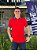 Polo Ralph Lauren Vermelho Gola Azul Royal Listra Preto Logo Clássico Marinho - Imagem 1