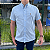 Camisa Social Ralph Lauren Tricoline Manga Curta Azul Claro Logo Colorido - Imagem 2