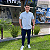 Camisa Social Ralph Lauren Tricoline Manga Curta Azul Claro Logo Colorido - Imagem 5