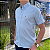 Camisa Social Ralph Lauren Tricoline Manga Curta Azul Claro Logo Colorido - Imagem 4