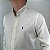 Camisa Ralph Lauren Manga Longa Bege Claro Flame Logo Clássico Marrom - Imagem 3