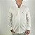 Camisa Ralph Lauren Manga Longa Bege Claro Flame Logo Clássico Marrom - Imagem 4
