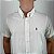 Camisa Ralph Lauren Manga Curta Linho Bege Claro Logo Clássico Marrom FI - Imagem 2