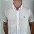 Camisa Ralph Lauren Manga Curta Linho Branco Logo Clássico Azul Royal LI - Imagem 2