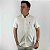 Camisa Ralph Lauren Manga Curta Linho Branco Logo Clássico Azul Royal LI - Imagem 1