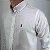 Camisa Ralph Lauren Manga Longa Linho Branco Logo Clássico Azul Royal LI - Imagem 3
