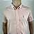 Camisa Ralph Lauren Manga Curta Linho Vermelho Claro Logo Clássico Celeste LI - Imagem 2