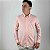 Camisa Ralph Lauren Manga Longa Linho Vermelho Claro Logo Clássico Celeste LI - Imagem 1
